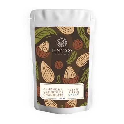 Almendras cubierto de chocolate 70% cacao